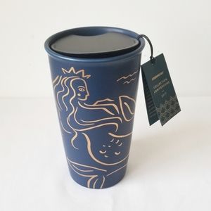 Starbucks 2017 Golden Siren at Sea Tumbler 12oz